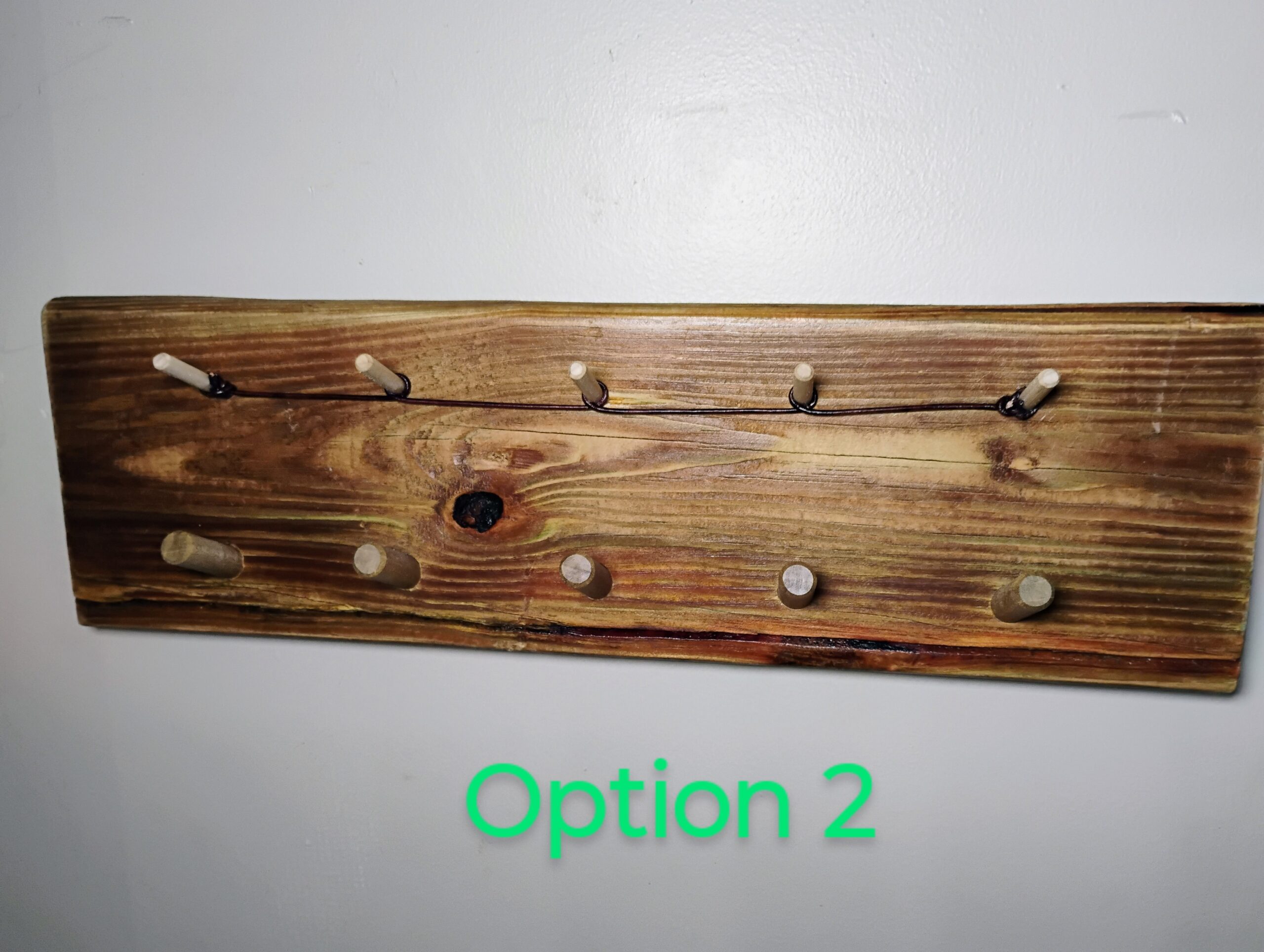 Reclaimed rustic, key, hat, glasses, and jacket rack hanger - Image 3